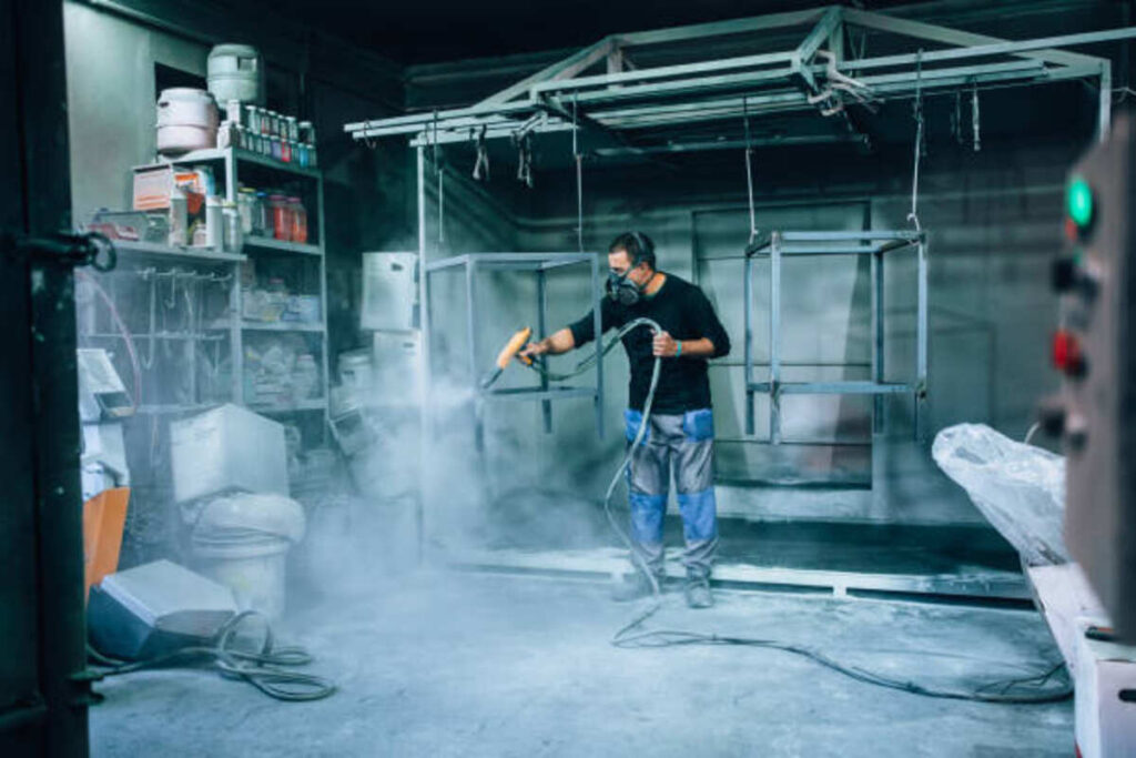 industrial powder coating oven